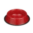 thumbnail image 1 of Camping Style Non-Tip Pet Bowl - Food or Water Bowl for Cats or Dogs, 32 oz., Red, 1 of 10