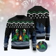 thumbnail image 1 of Camping T-Rex Ugly Christmas Sweater, Christmas Sweater, Ugly Sweater, Funny Xmas Sweaters, 1 of 2