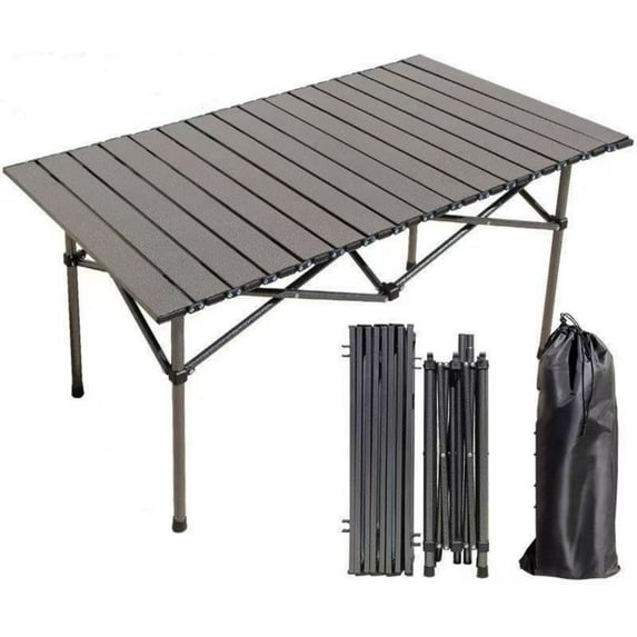 Camping Table Folding CampTable Aluminum Foldable OutsideTable Light Weight Portable