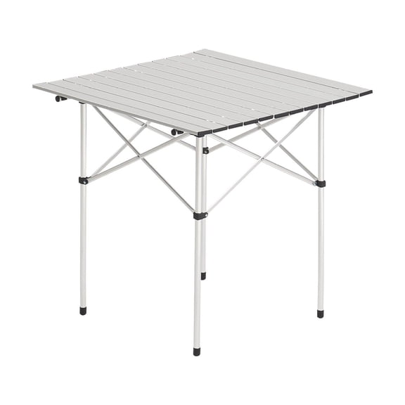Camping Table Folding Portable Aluminum Outdoor Picnic Roll Up Table Carry Bag - Lightweight & Adjustable Height for 2-4 People