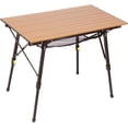 thumbnail image 1 of Camping Table Portable Folding Table Ultra Lightweight Folding Camp Table 4 Adjustable Legs Aluminum Roll Up Table Top with Carry Bag for Outdoor Travel Backyards BBQ, 1 of 18