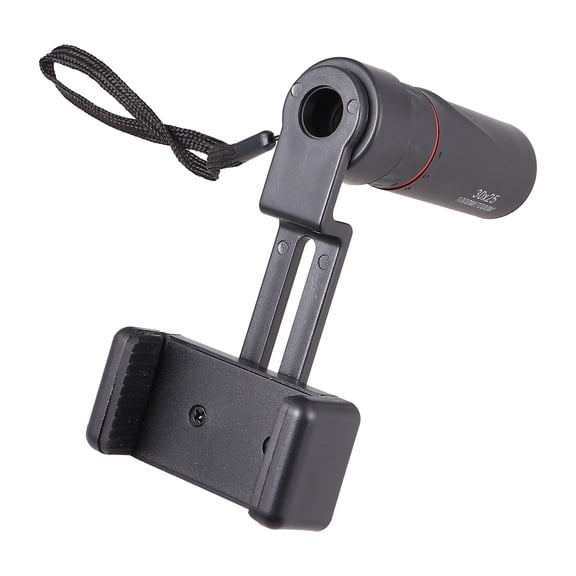 unbranded 1 Set Outdoor Single-tube Telescope Night Vision Goggles Snooper Scope Birdwatching Black (1Pc 1Pc Mobile Phone Holder)