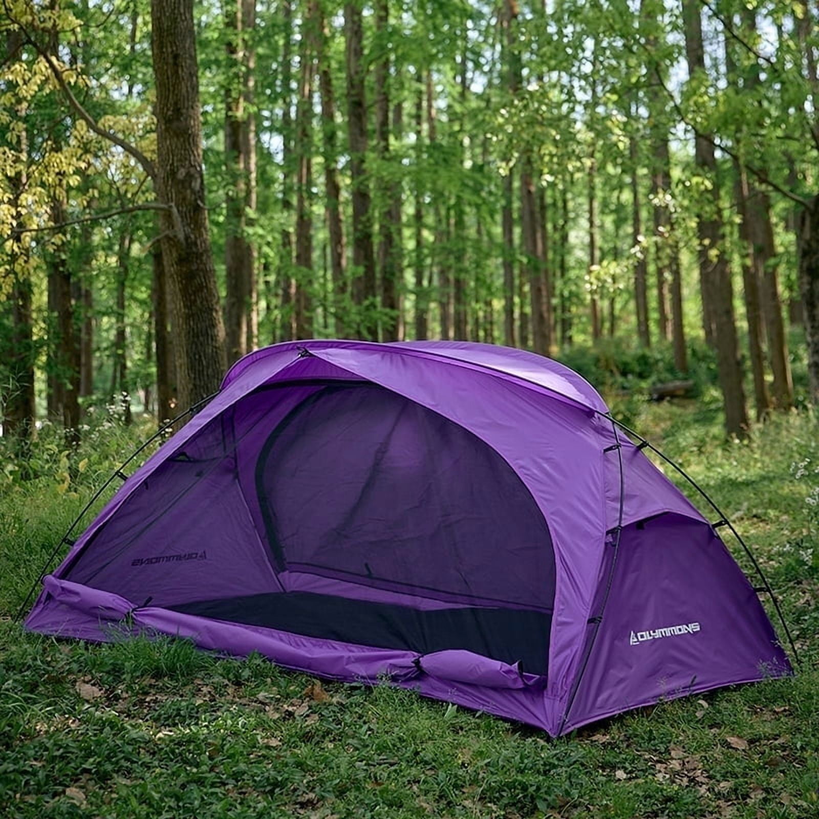 Camping Tent 1 to 2 Person, Backpacking Tent Waterproof & Windproof, Ultralight Instant Tent for Camping, Hiking, Outdoor,Lightweight for Adults Kids Scouts Easy Setup