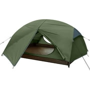 Camping Tent for 2-3 Person, Lightweight Backpacking Tent Waterproof Windproof Two Doors Easy Setup Double Layer Outdoor Tents for 3 to 4 Seasons, Suitable for Outdoor,Hiking,Camping