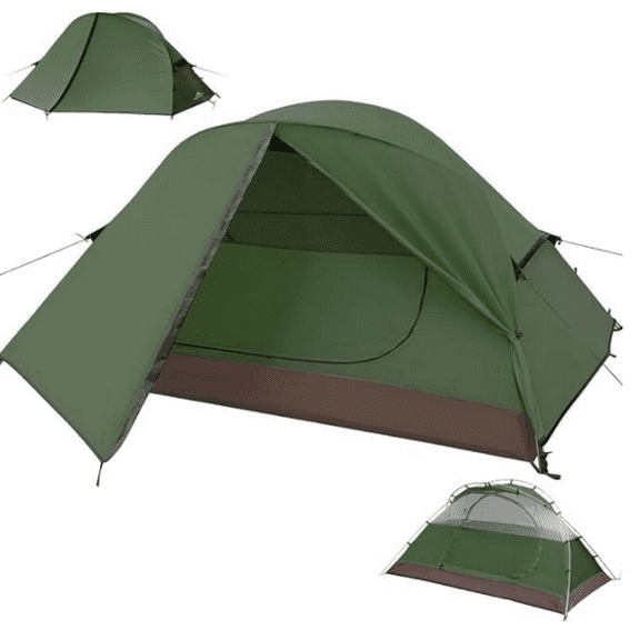 Camping Tent 2 Person, Backpacking Tent Waterproof & Windproof, Ultralight Instant Tent with Rain Fly for Camping, Hiking, Outdoor