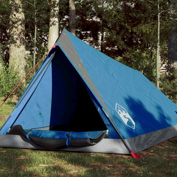 vidaXL Camping Tent 2-Person Blue Waterproof - vidaXL Camping Tent 2-Person Blue Waterproof