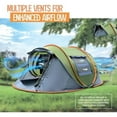 thumbnail image 1 of Camping Tent - 4-Person Easy Pop Up Tent with 2 Doors - UPF50+ Waterproof, 1 of 7