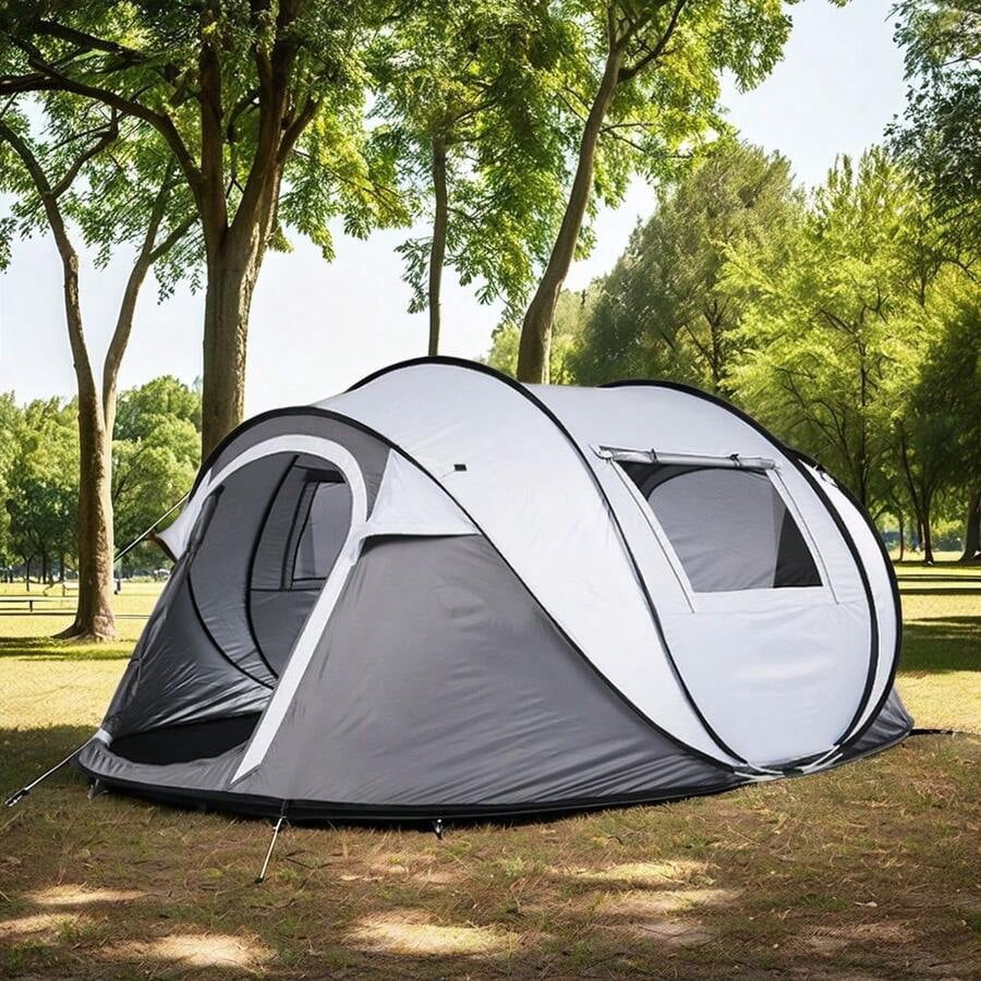 Camping Tent, 4 Person Up,Easy Setup Camping/Hiking/Fishing/Beach/Outdoor