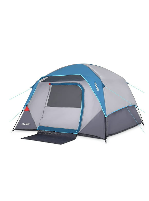 Camping Tent 6 Person 4 Person, Family Tent for Camping, Easy Set up Camping Tent for Hiking Backpacking Traveling Outdoor