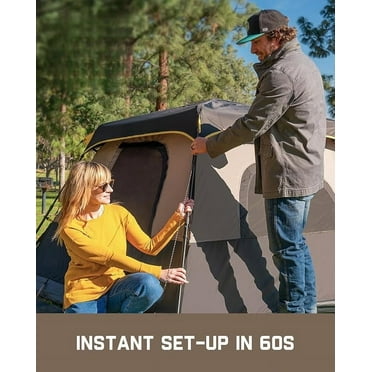 Camping Tent 8 Person Instant Cabin Tent Setup in 60 Seconds with Rainfly & Windproof Portable with Carry Bag for Family Camping & Hiking