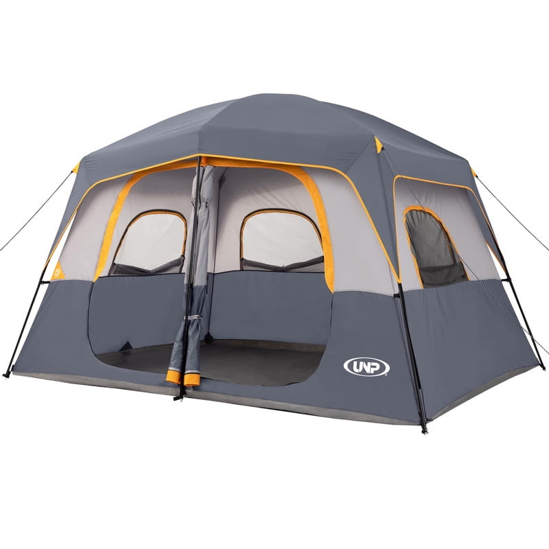 Camping Tent 8 Person, Waterproof Windproof Tent with Rainfly Easy Set up-Portable Dome Tents for Camping