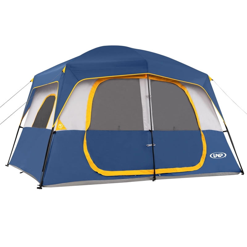 Camping Tent 8 Person, Waterproof Windproof Tent with Rainfly Easy Set up-Portable Dome Tents for Camping