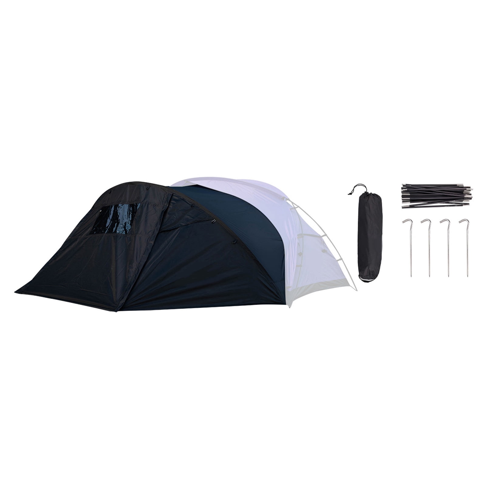 Camping Tent Extended Front for Mountaineering Backpacking Tent Travel Watertight Light Weight Awning Family Camp Tent
