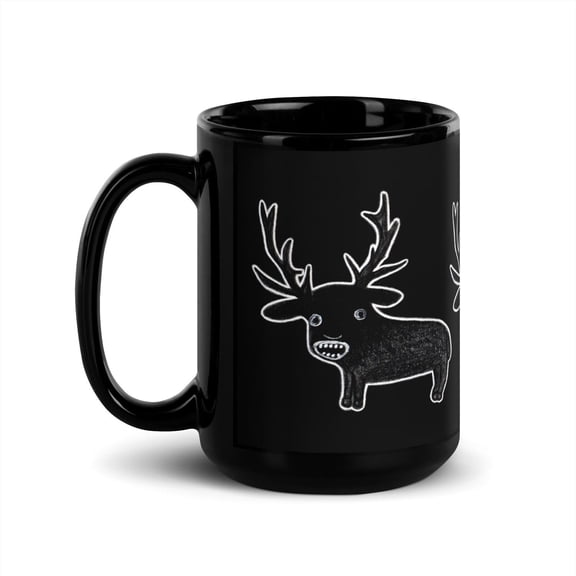 Camping Tent Forest Reflection Ceramic Mug Wilderness Lake Night Pine Woodland Coffee Drinkware