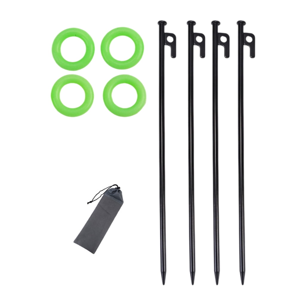 Camping Tent Ground Pegs With Safety Tapered Tip Weatherproofed Tent ...