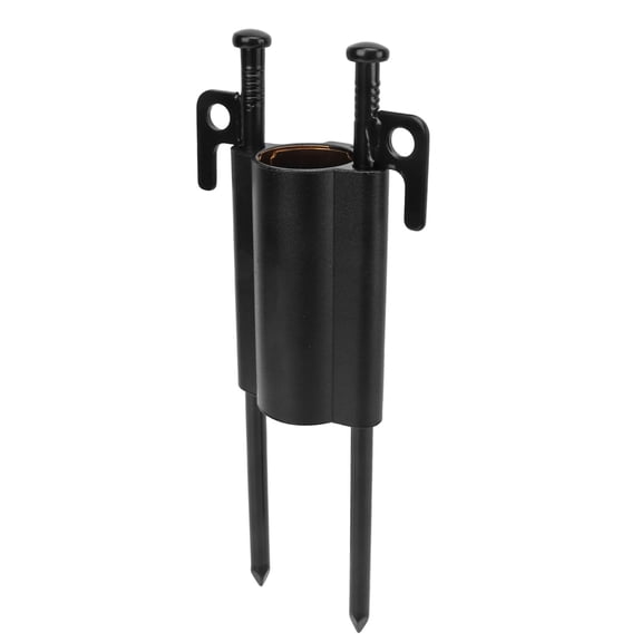 Camping Tent Pole Bracket, Bilateral Nail Holes Camping Canopy Pole Holder 33MM Large Diameter Portable  For Picnic