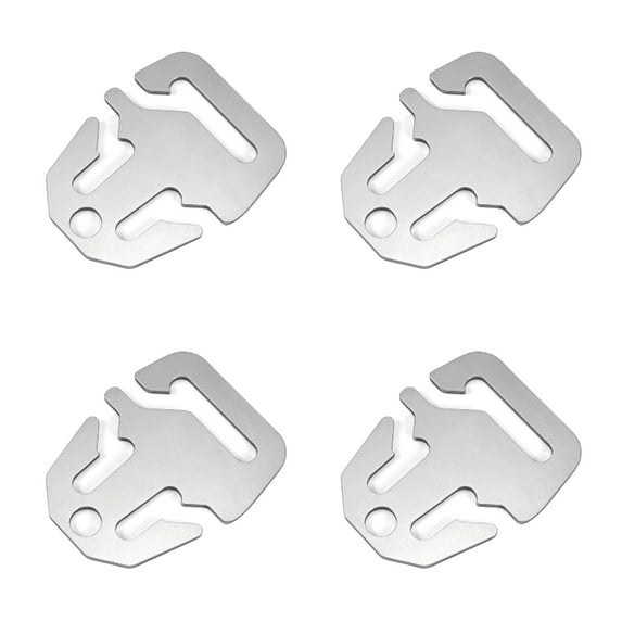 Camping Tent Rope Buckle Outdoor Tent Knot Tool Stainless Guyline Winds Rope Cord Adjuster Fast Knot Knotting Buckle