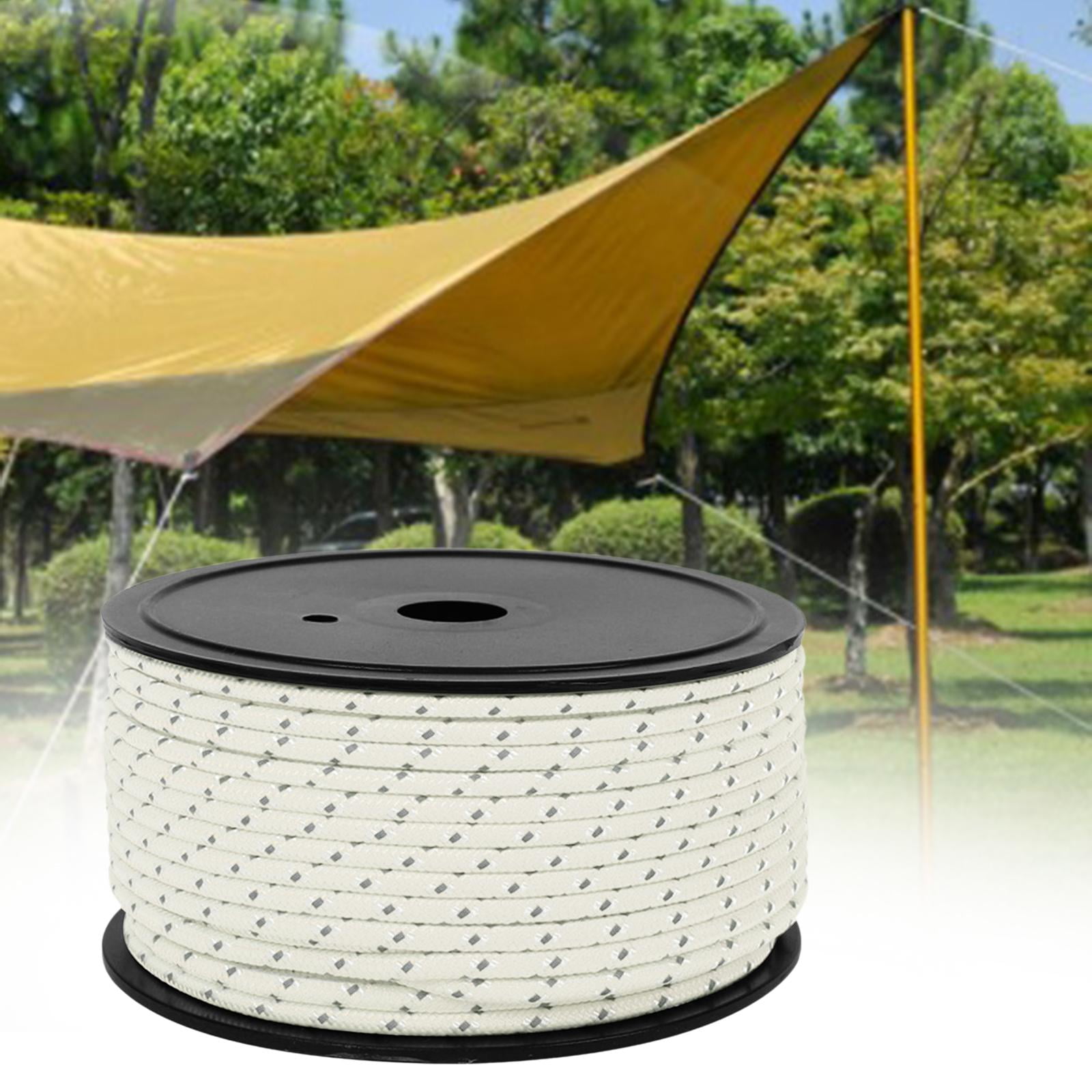 Camping Tent Rope Outdoor Guy Lines 4mm Thickness Camping Rope Cord