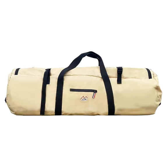 Camping Tent Storage Bag 20kg Heavy Duty Handbag for Hiking Barbecue Outdoor Khaki