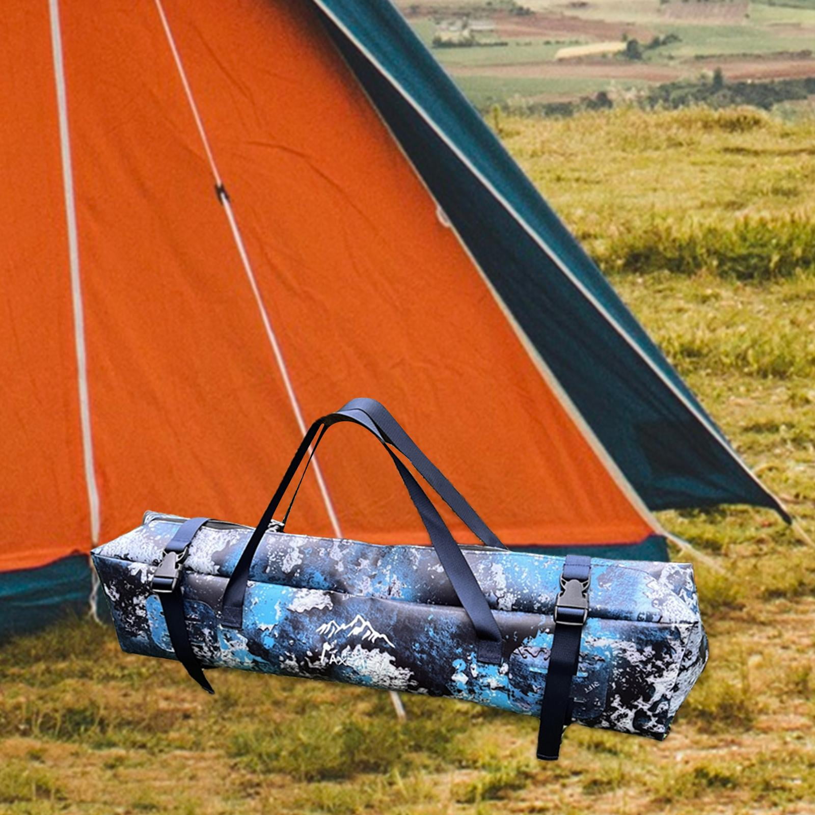 Camping Tent Storage Bag Tote Travel Duffel Pouch Fishing Gears Bag Folded Handbag Organizer for Outdoor Sports Traveling Barbecue Beach Yard 85cmx15cmx18cm