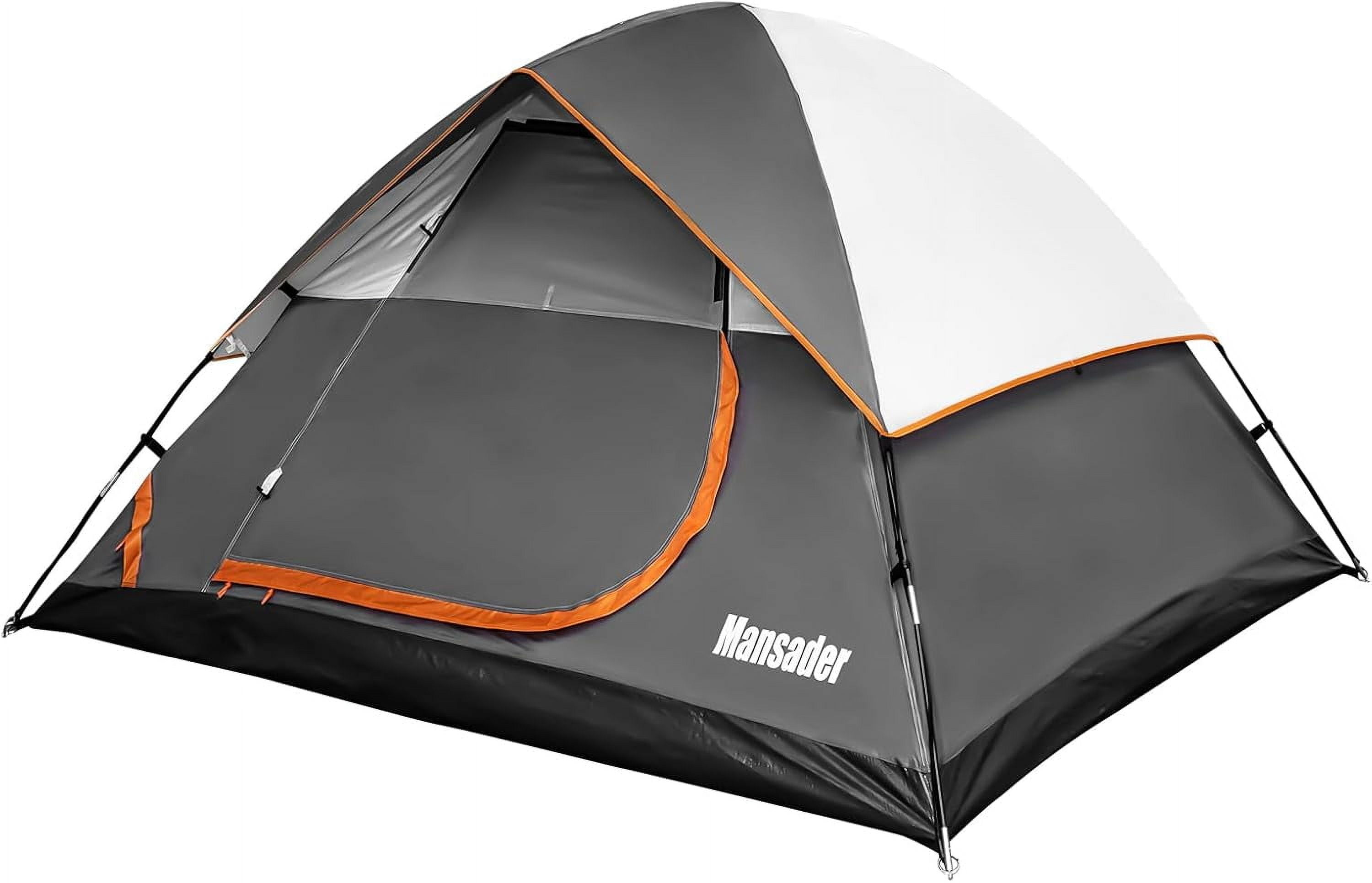Camping Tent,Waterproof 4 Person Tents for Camping, Lightweight Easy Set Up Outdoor Hiking Tent with Carry Bag, Suit for Family Beach Hiking Travel