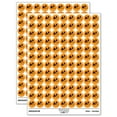 thumbnail image 1 of Camping Tent in the Woods Pine Trees Round Sticker Set - Orange - Gloss Finish - 0.50" Size, 1 of 3