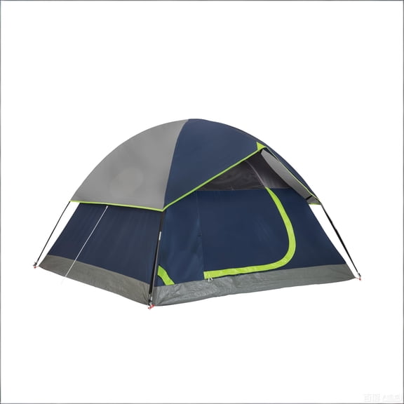 Camping Tent with Rainfly, 2/3/4/6 Person Tent Sets Up in 10 Mins, Weatherproof Shelter for Camping, Festivals, Backyard, Sleepovers, & More