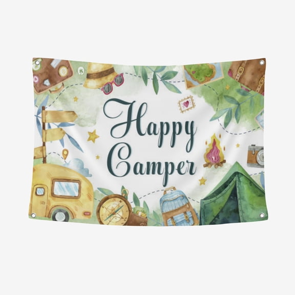 Camping Thickened Polyester Background Cloth - Heat Transfer Printing HD non-Fading Indoor And Outdoor Wear-Resistant Decorative Cloth 3.28*4.92FT/100*150CM