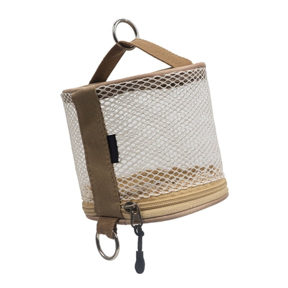 Camping Tissue Case Holder With Rings Portable Roll Paper Storage Bag Tent Napkin Rack