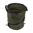 thumbnail image 1 of Camping Trash Can, Compact Portable Green Oxford Cloth  Trash Can For Road Trip, 1 of 8