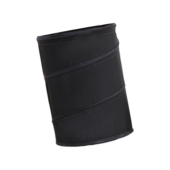 Camping Trash Can Folded Trash Bin Foldable Waterproof Portable Waste Bin Recycle Bin for Household Outdoor Gardening Fishing Mini Size Black