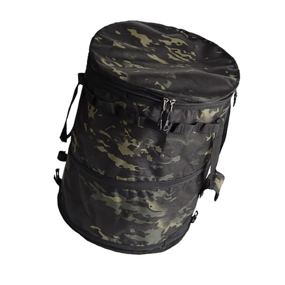 Camping Trash Can Folding Outdoor Trash Container Large Foldable Rubbish Holder