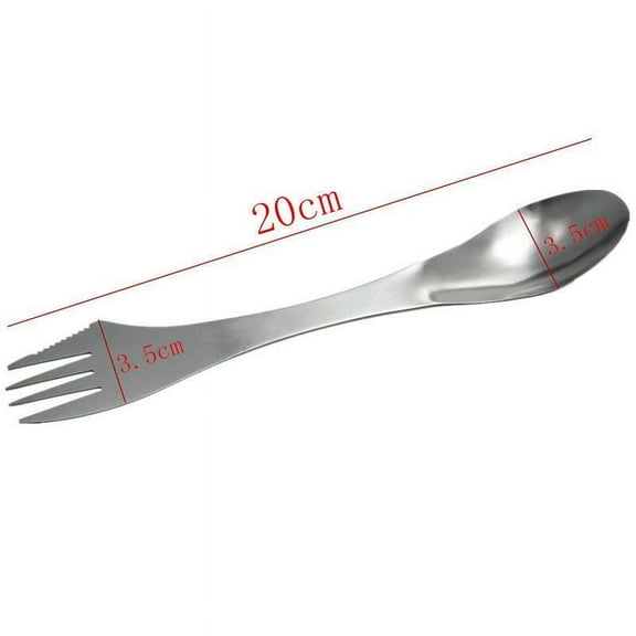 Camping Travel Home Utensil 3 in 1 Spork Combo Spoon Knife Fork Set