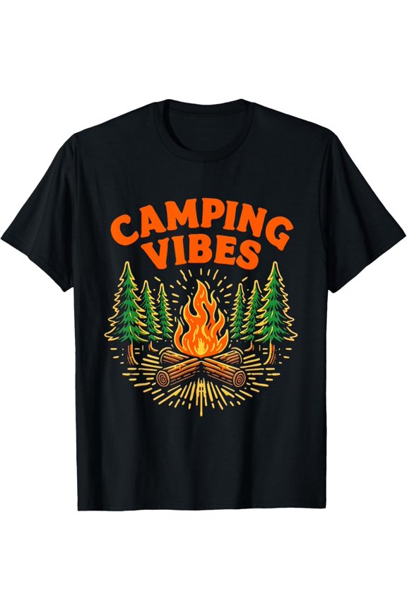 Camping Vibes Nature Lover Camper T-Shirt