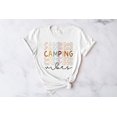 Camping Vibes Shirt, Messy Bun, Camping Shirt, Camping Crew Shirt