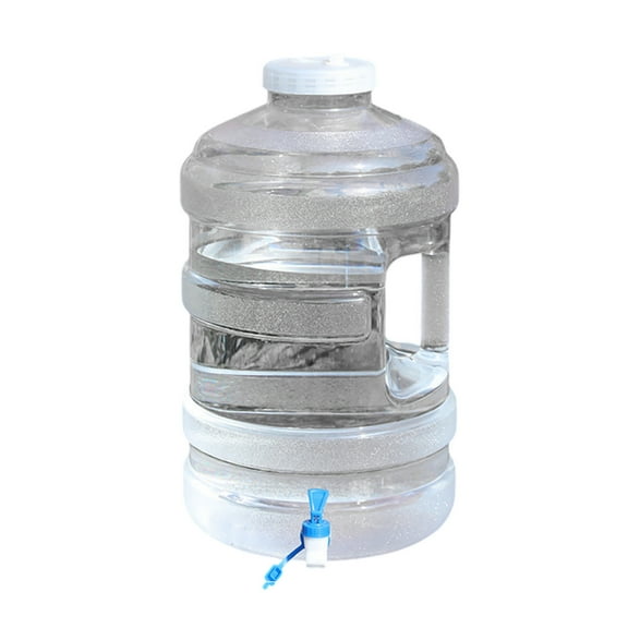 Camping Water Jug 6 Gallons with Faucet Transparent BPA Free Water Storage Container, Outdoor Water Tank with Handle for Hiking Sports Emergency Drinking Water Supply and Home Use