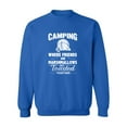thumbnail image 1 of Camping Where Friends And Marshmallows Get Toasted Together DT Crewneck Sweatshirt, 1 of 2