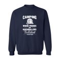 thumbnail image 1 of Camping Where Friends And Marshmallows Get Toasted Together DT Crewneck Sweatshirt, 1 of 2