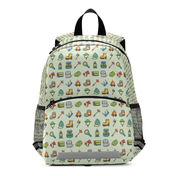 Camping gear seamless pattern Backpacks for Backpack for Bookbag