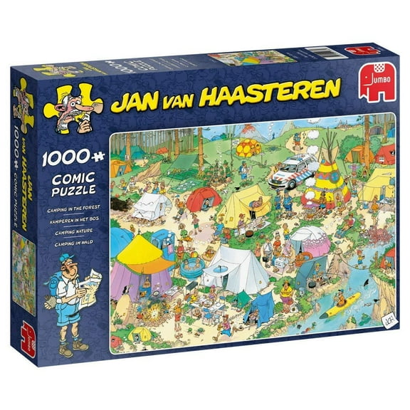 Camping in the Forest 1000-Piece Puzzle