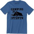 thumbnail image 1 of Camping is In Tents Funny Intense Camping Outdoors Hiking Camp Men's T-Shirt, 1 of 4