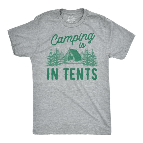 Camping is In Tents T Shirt Funny Intense Camping Outdoors Hiking Camp Tee Graphic Tees
