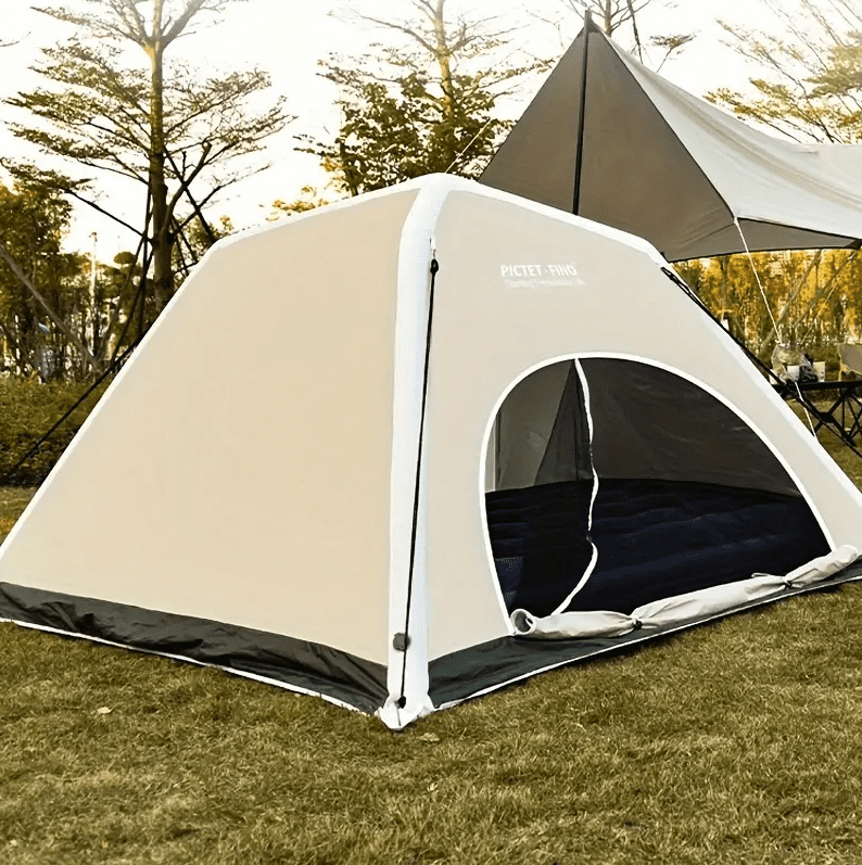 Camping tent for 2 persons Instant villa tent Lightweight and easy to set up Inflatable tent with rain cover and windproof tent Essentials for camping