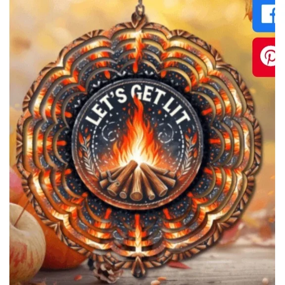 Camping wind spinners for yard