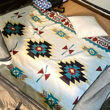 Campingself-Driving Ethnic Style Thick Tent Sofa Blanket with Fringe Design, Picnic Rug 59X35 inch in Clearance