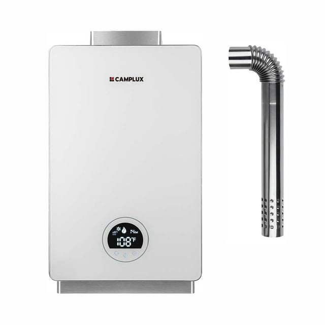 Camplux CA318WLP 3.18GPM Propane Indoor Tankless Water Heater for