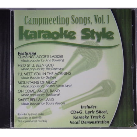 Campmeeting Songs Volume 1 Daywind Christian Karaoke Style NEW CD+G 6 Songs