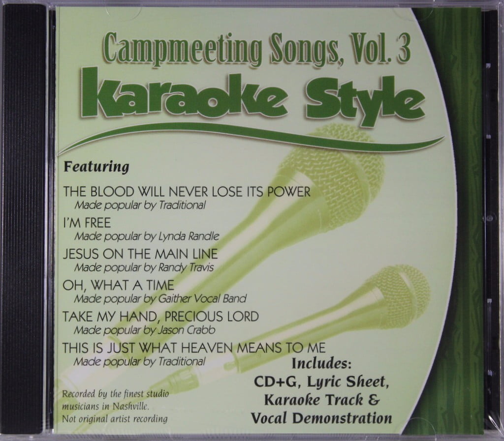 Campmeeting Songs Volume 3 Daywind Christian Karaoke Style NEW CD+G 6 Songs