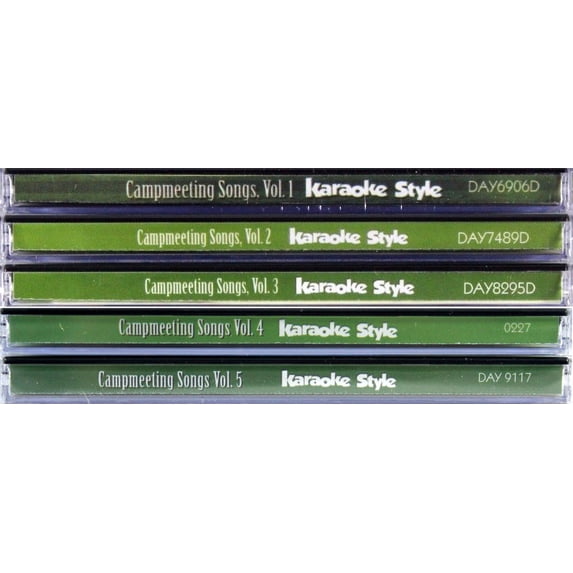 Campmeeting Songs Volumes 1-5 SET Karaoke Style NEW CD+G Daywind 28 Songs