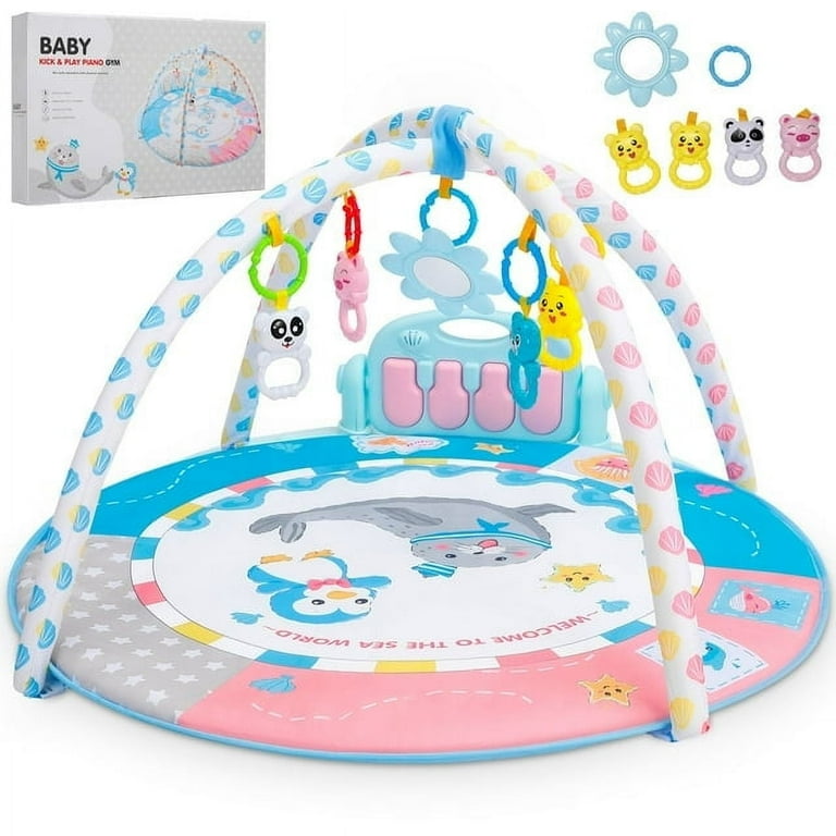 Campmoy in Baby Play Mat, Large Activity Center with Kick